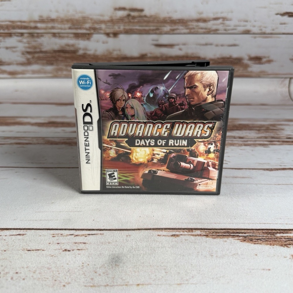 Advance Wars Days of Ruin Nintendo DS Replacement Retail Plastic Case Only